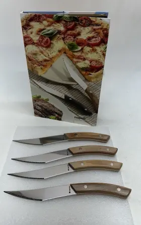 PK-100L LEGNOART Steak Pizza Knives Napoli Set Steel Light #2