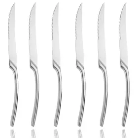 743829103148 LEMEYA Steel Steak Knives Set Forge Knife