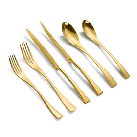 KAYA-GOLD-24 LEMEYA Silverware Set Steak Knives Forged Steel