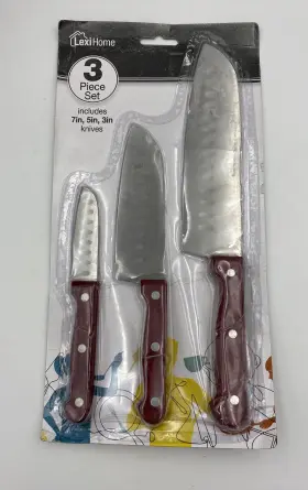 860002053417 LEXIHOME Santuko Knife Set Steel