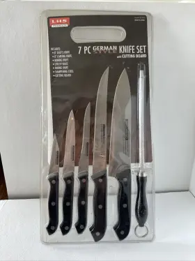 648320225552 LHS PRODUCTS Knife Set Cutting Board