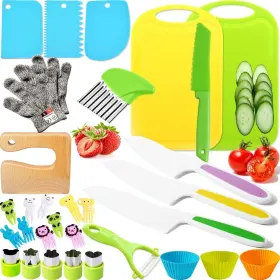 732122127852 LIAMASUM Kids Kitchen Safe Knife Tools Cooking