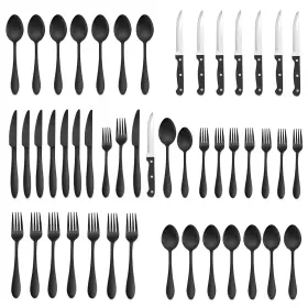 1012-K LIANYU Silverware Set Steak Knives Steel Flatware
