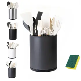 B0DSWMZT6F LIBODOUR Utensil Holder Rotating Kitchen Counter