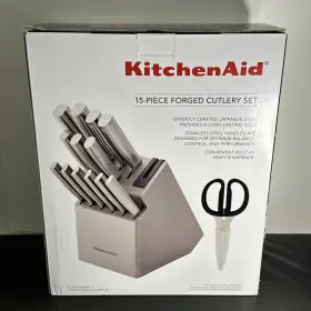 KO15STFGBXSSA KITCHENAID Gourmet Knife Block Set Sharpener #2