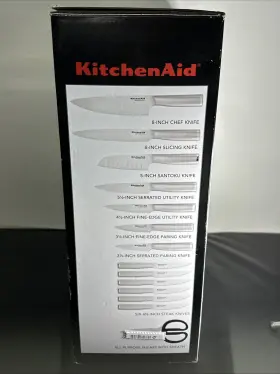KO15STFGBXSSA KITCHENAID Gourmet Knife Block Set Sharpener #3