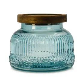 B0DXPRFPVM LINGSHINE Glass Jar Airtight Wooden Lid Mouth