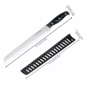 610625581770 COOK Bread Knife Cover Serrated Homemade #2