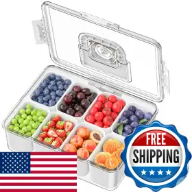 B0FHL188RL LOCLIKI Chilled Snackle Box Container Pack Portab