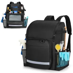 B0CPLR6DNX LODRID Cleaning Caddy Bag Pockets Straps