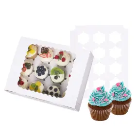 B0CS68QKW9 LONGTEAM Cupcake Food Window