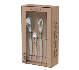 251300AF14C40 LOU LAGUIOLE Jet Flatware Set