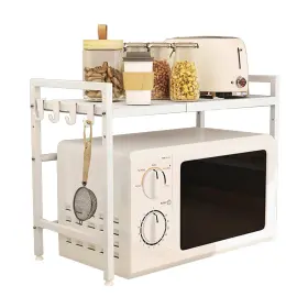 B0DK4LXHQ6 LOYALKBS Expandable Microwave Stand Countertop