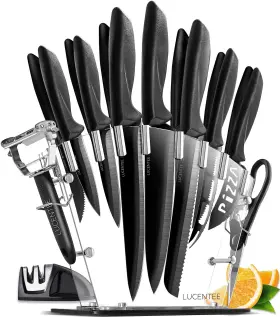 060904550105 LUCENTEE Kitchen Knife Set Gadgets Steak Knives