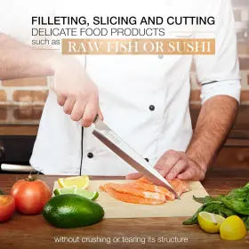 643950953998 LUCKY COOK Sashimi Sushi Knife Cutting Fish #2