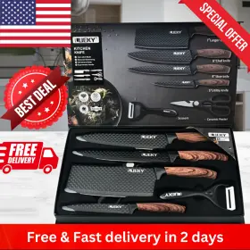 AE12-0510-01 LUCKY CRAFT Chef Kitchen Knife Set Ultra Sharp