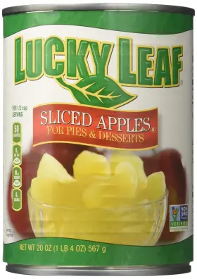028500105056 LUCKY LEAF Sliced Apples Pies Desserts Pack