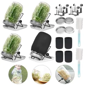 B09TKTL43Z LULONPON Sprouting Jar Mouth Mason Steel Screens