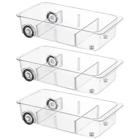 B0D9DLGKHQ LXLXXL Fridge Organizer Bins Wheels Pack Roll