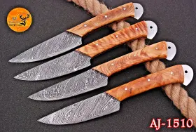 1510 M-DAMASCUS Forged Steel Steak Knives Chef Set Kitchen