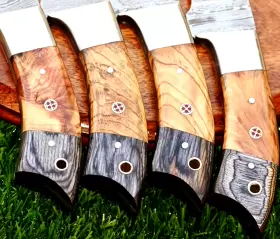 1399 M-DAMASCUS PRO Handmade Chef Steak Knives Set Forged #3