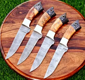 1399 M-DAMASCUS PRO Handmade Chef Steak Knives Set Forged
