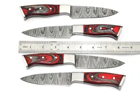 2870 M-DAMASCUS PRO Forged Steel Steak Knife Set Chef Kitchen