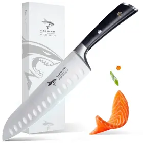 192278103023 MAD SHARK Kitchen Knife Chefs Santoku High Stee