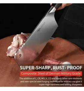 679263260614 MAD SHARK Meat Cleaver Bone Chopping Butcher Du #2