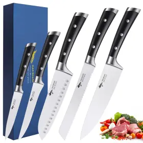 679263260638 MAD SHARK Knife Set Kitchen Chef High Carbon