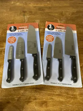 54169 MADTERCHIEF Masterchief Dura Santoku Knife Set Steel