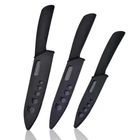 20220727BLACK MAGIWARE Ceramic Knives Knife Set Sheaths Cover