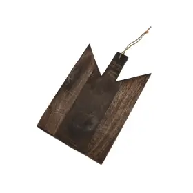 EC1304 MAIN MESA Geometric Wood Cutting Board Tie Stain