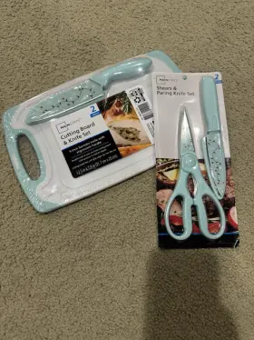 M560-030-112-02 MAINSTAYS Knife Set Shears Paring Santoku