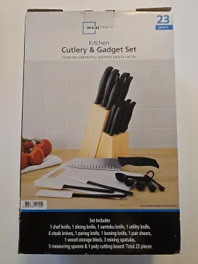 MS90-020-100-20 MAINSTAYS Cutlery Knife Set Kitchen Gadget