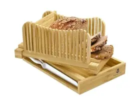 197644072439 MAMA BEAR KITCHENS Bread Slicing Knife Wooden