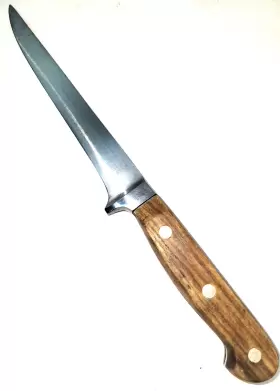 2114-6 MARKS IRONWOOD High Carbon Forged Brazil Boning Knife