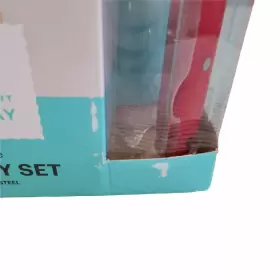 085081432308 MARTHA STEWART Steel Cutlery Set Wood Block #3