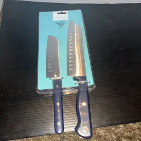 120047.02 MARTHA STEWART Santoku Knife Set Steel