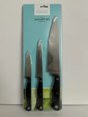 123757.03 MARTHA STEWART Cutlery Set Steel Chef Utility