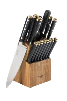 141568.16 MARTHA STEWART Lockton High Carbon Steel Cutlery