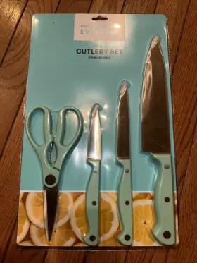 085081519221 MARTHA STEWART EVERYDAY Steel Cutlery Set
