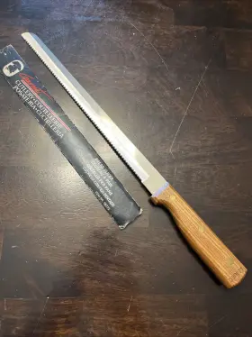 98772 MASTER Chef Serrated Bread Knife Slice High Carbon