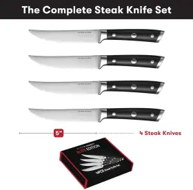 MM-8STK-BLCK-AH01 MASTER MAISON Ultra Steak Knife Set #2