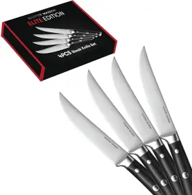 MM-8STK-BLCK-AH01 MASTER MAISON Ultra Steak Knife Set