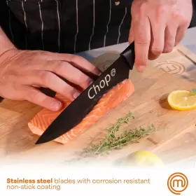 720791435868 MASTERCHEF Kitchen Knife Set Covers Chef Knives #3