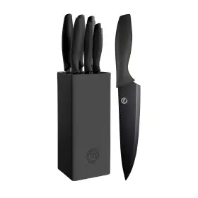 720791435905 MASTERCHEF Knife Block Set Kitchen Knives Sharp