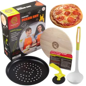 56301 MASTERCHEF JUNIOR Pizza Cooking Set Cookware Kids Board