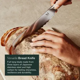 852287008404 MATERIAL Serrated Bread Knife Homemade Kitc #3
