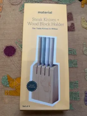 810058492616 MATERIAL KITCHEN Steak Knives Set Willow